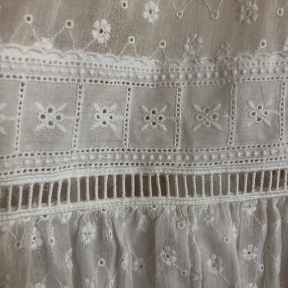 Spell Daisy Chain White Eyelet Lace Maxi Skirt - Picture 8 of 14